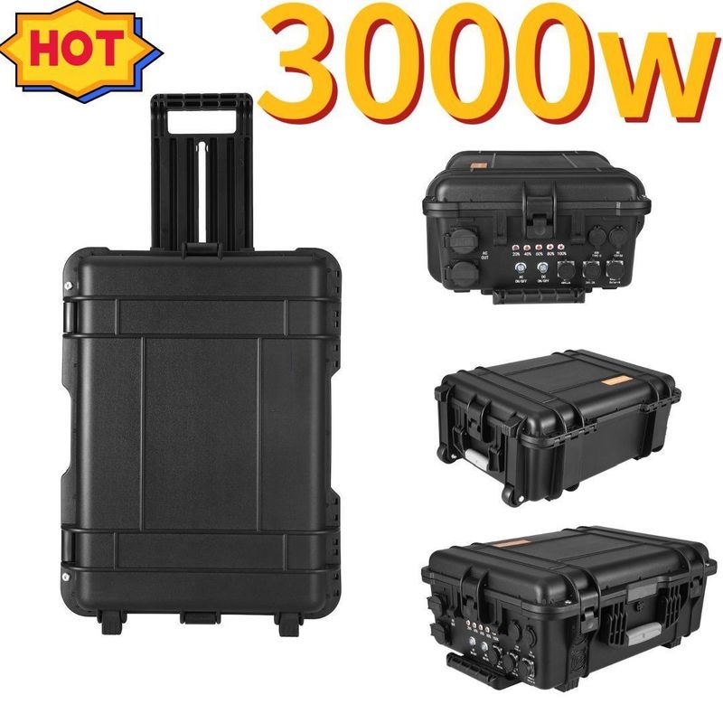 Ηλιακή γεννήτρια φορητής ισχύος 3000W για τροχόσπιτο και RV