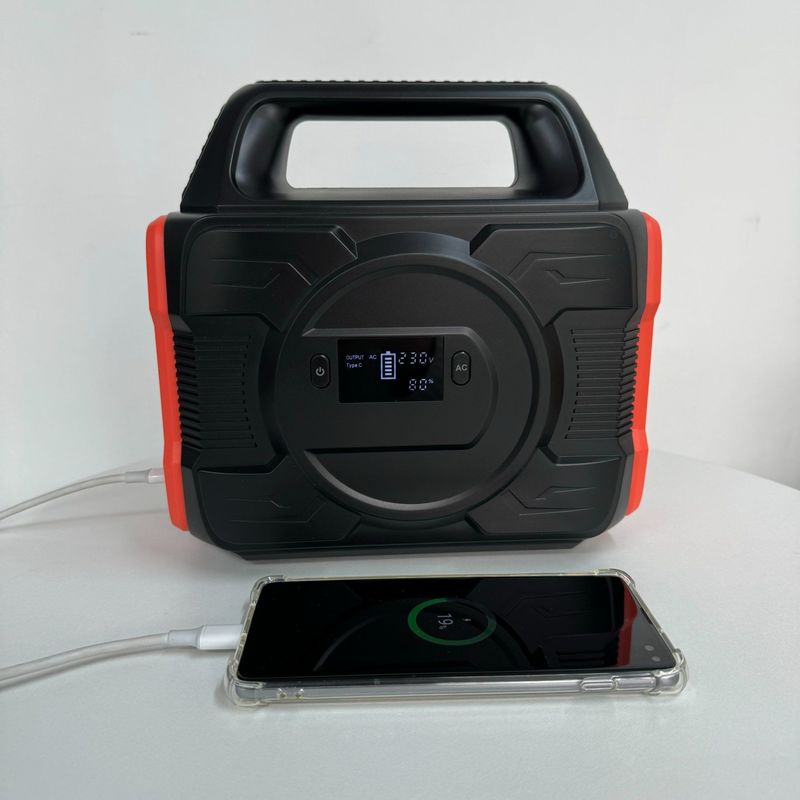 Προσαρμόσιμο χρώμα 300W Ηλιακή φορητή 220V κινητή παροχή ενέργειας για εξωτερικές καταστάσεις έκτακτης ανάγκης