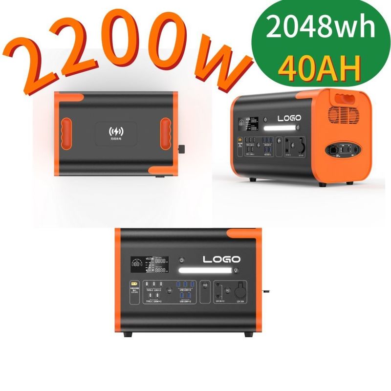 2200W-2400W Ηλιακή γεννήτρια για κάμπινγκ/σπίτι Η απόλυτη λύση για κάθε περιπέτεια