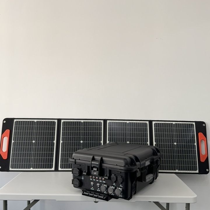3000W Ηλιακή Uav γεννήτρια εξωτερικό φορητό σταθμό ηλεκτρικής ενέργειας Πολλαπλή λειτουργία προστασίας
