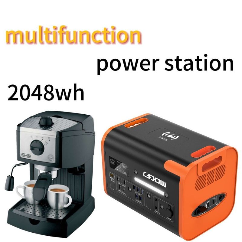 2200W/2048wh 40ah Εξωτερική περιπέτεια Φορητό σταθμό ηλεκτροπαραγωγής με και ανθεκτική διάρκεια ζωής