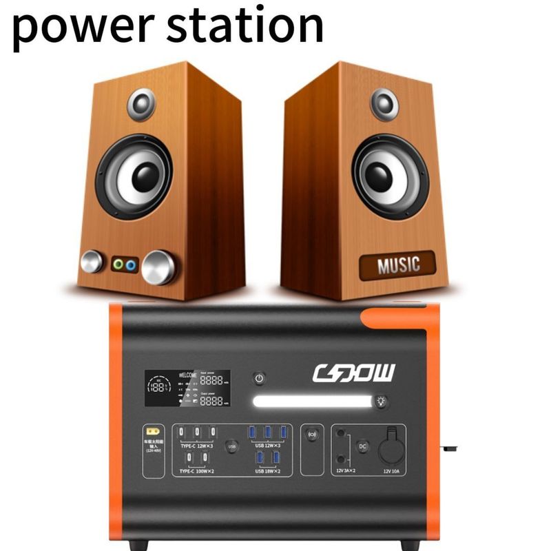 Μεγάλη χωρητικότητα 2200W/2048wh Εξωτερικό σταθμό ηλεκτρικής ενέργειας με μπαταρία λιθίου για οικογενειακές ανάγκες