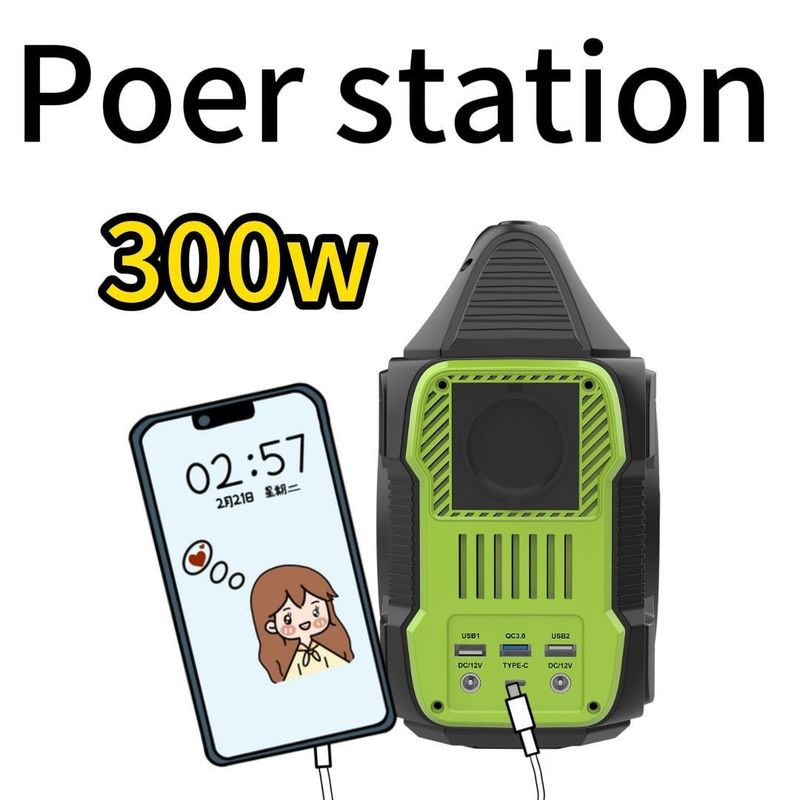 Φορητή μπαταρία 200W/300W/600W/1500W Ηλιακή γεννήτρια σε αναμονή