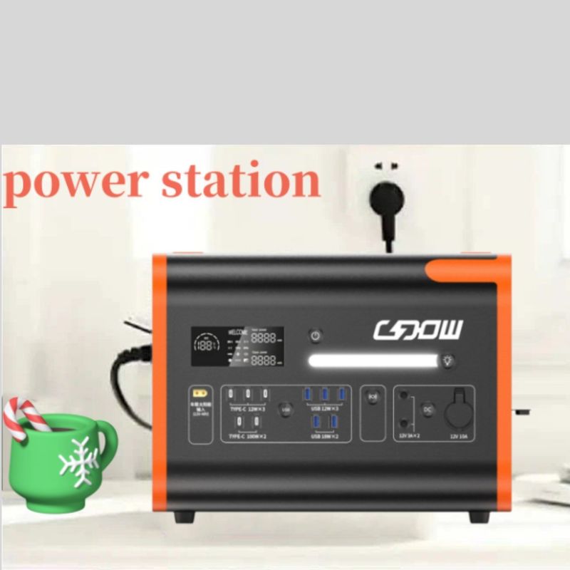 2200W/2048wh φορητό σταθμό ηλεκτρικής ενέργειας με ανθεκτικό πυρκαγιά και καθαρό μετατροπέα κυμάτων sinus