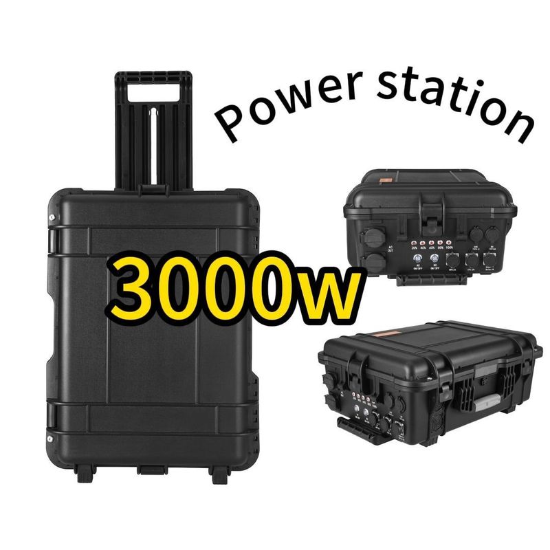 3000W 1000W μπαταρία λιθίου εξωτερικό κινητό σταθμό ηλεκτρικής ενέργειας έκτακτης ανάγκης CE.Un38.3 Πιστοποίηση