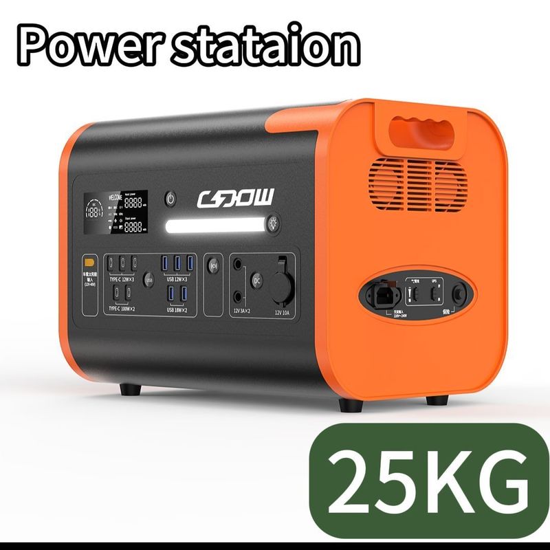 LiFePO4 500W 2200W ασύρματη φόρτιση φορητό ηλιακό σύστημα φορητό σταθμό ηλεκτρικής ενέργειας