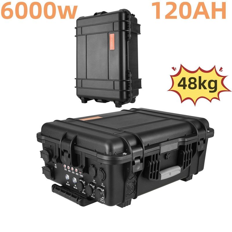 Ηλιακή γεννήτρια καθαρού κυματισμού 6000W/120ah για την εσωτερική και εξωτερική ενέργεια