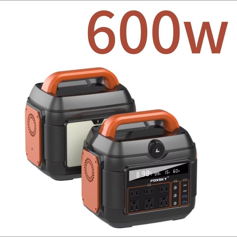600W 300W 1200W/110V/220V Μεγάλη χωρητικότητα φορητό σταθμό ηλεκτρικής ενέργειας για οικογενειακή έκτακτη ανάγκη