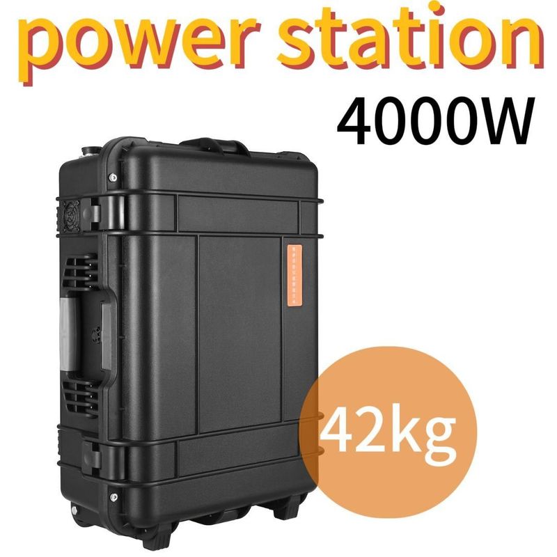 Εξωτερική κατάσταση έκτακτης ανάγκης 3000W φορητό ηλιακό σταθμό ενέργειας με 220V ± 5% AC τάση εξόδου