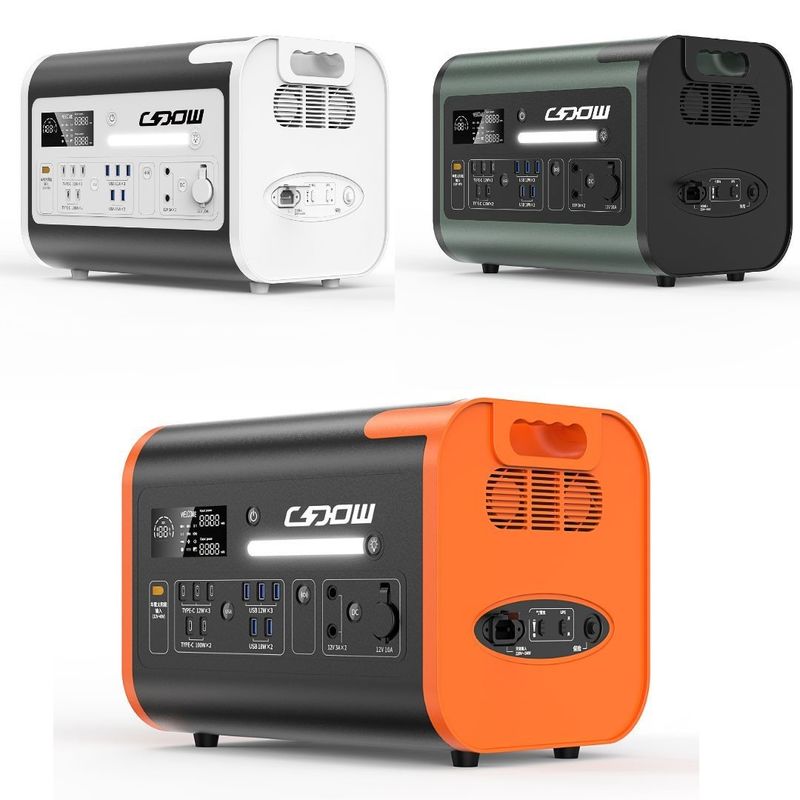 Γρήγορη φόρτιση 2200W/40ah Φορητή παροχή ενέργειας για υπαίθριο κάμπινγκ Εφεδρική αποθήκευση ενέργειας