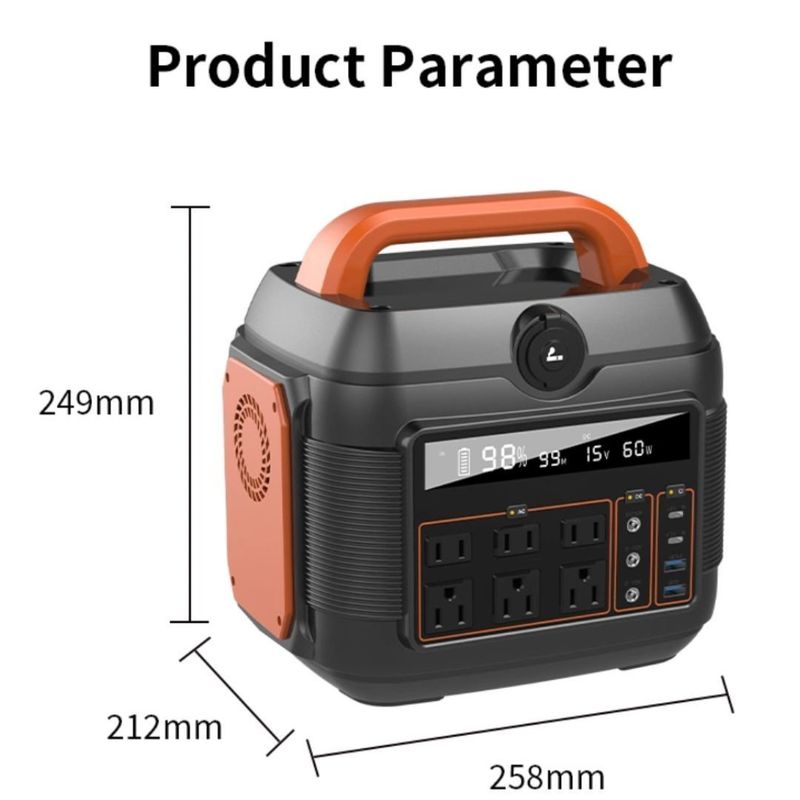 600W/1200W/3600W Ηλιακή γεννήτρια θερμής κινητής ενέργειας για υπαίθρια κάμπινγκ
