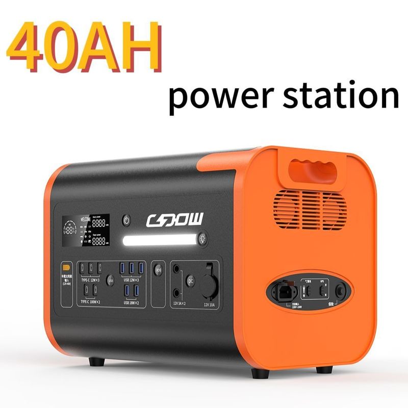 2200W/40ah Φορητό σταθμό ηλεκτρικής ενέργειας Υποστήριξη Ηλιακών Πάνελ Η φόρτιση για εύκολη εξωτερική ενέργεια