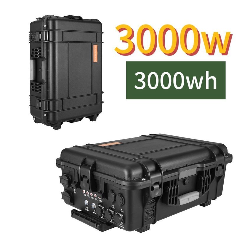 3000W φορητό ηλιακό σταθμό για κατασκήνωση
