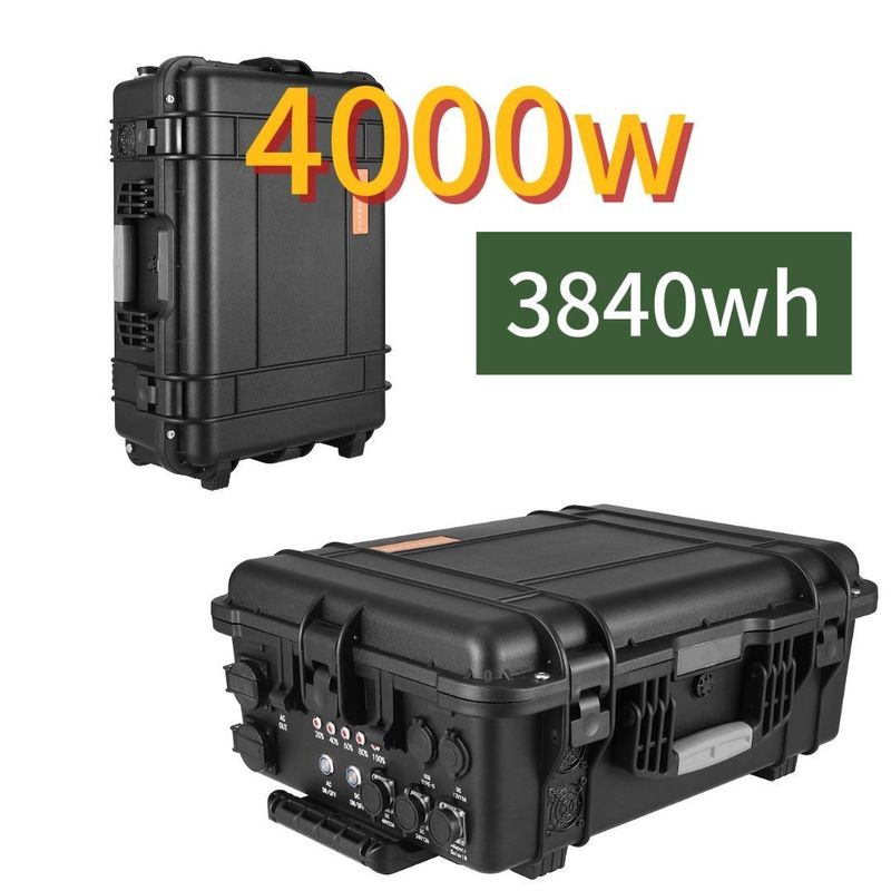 4000W Ηλεκτρική Εξέλιξη Φορητός Ηλιακός Σταθμός Ιδανικός για κάμπινγκ και αναμονή