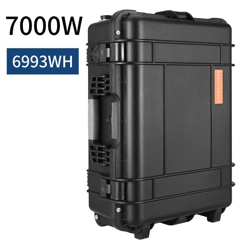 7000W/6993wh Ηλιακός γεννήτης έκτακτης ανάγκης Φορητό σταθμό ηλεκτρικής ενέργειας για εξωτερικούς και έκτακτους σκοπούς