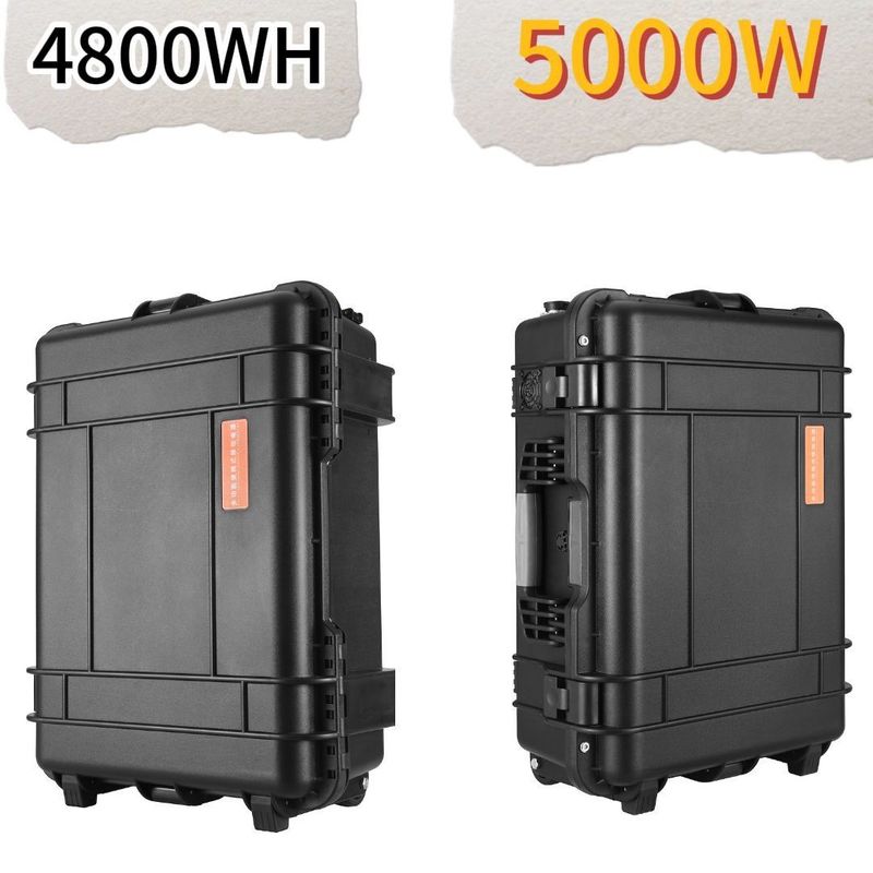 4000W/220-240V AC LiFePO4 Ηλιακός γεννήτης Ηλεκτρικός σταθμός για οικιακές εξωτερικές δραστηριότητες