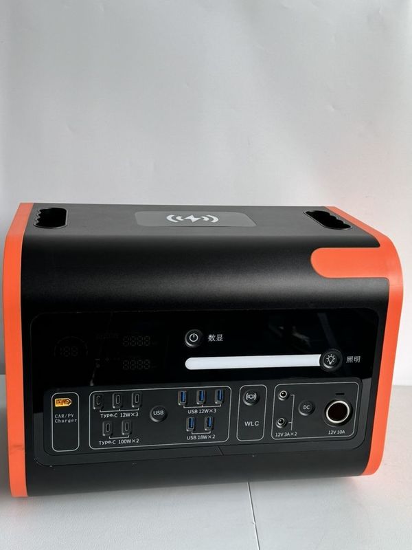 2200W φορητό σταθμό ηλεκτρικής ενέργειας UPS Ηλιακή είσοδος 800W γεννήτρια αδιάκοπη παροχή ενέργειας