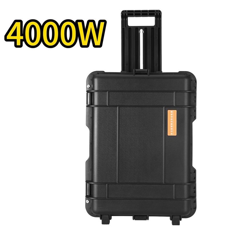 4000W Μεγάλη χωρητικότητα Ηλιακή γεννήτρια με μπαταρία λιθίου Ιδανική για οικιακό RV και εξωτερικό