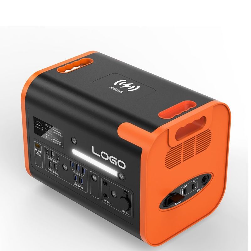 40ah/2200W φορτιστή Ενσωματωμένη μπαταρία λιθίου διάρκεια ζωής Po4 Ηλιακός γεννήτης σταθμός παραγωγής ενέργειας