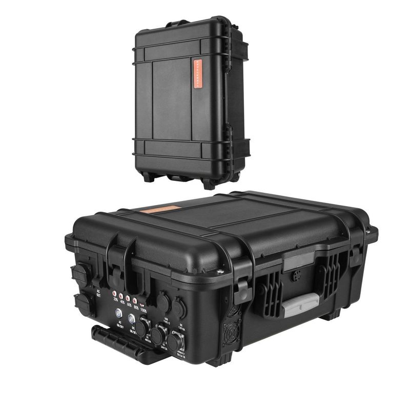 Φορητή μπαταρία Lifep04 καθαρή ισχύς κυμάτων 5000W/4800wh/48kg για υπαίθριο κάμπινγκ