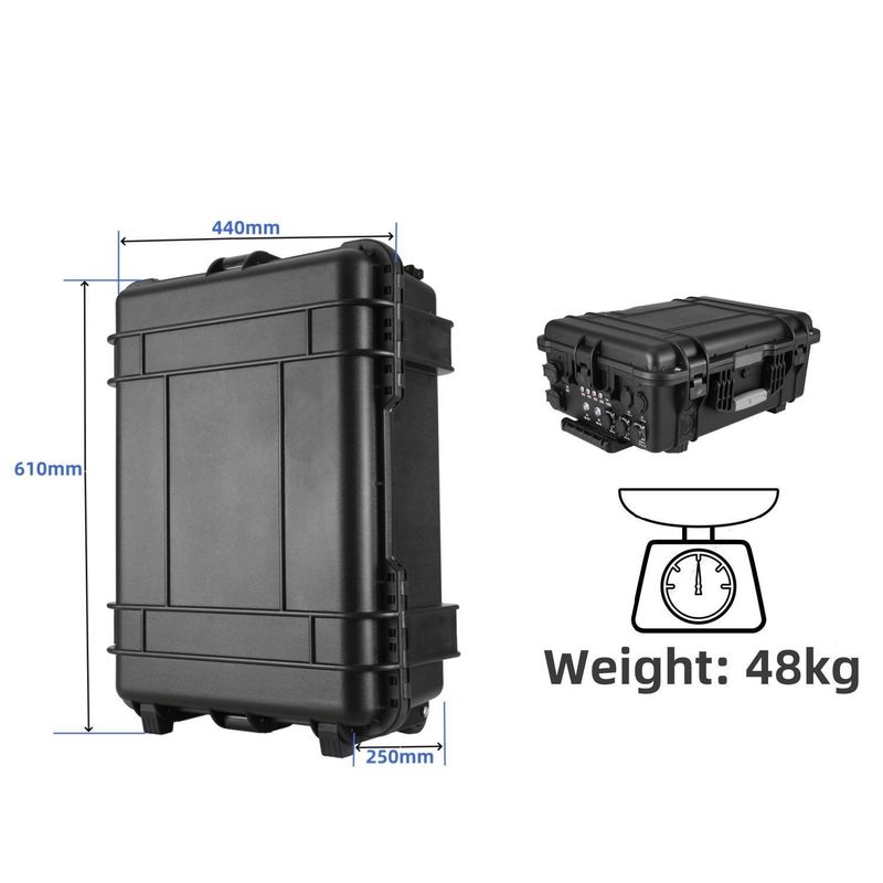 5000W/4800W μπαταρία UPS φορητό σταθμό ηλεκτρικής ενέργειας για εξωτερικά σπίτια 6-7h χρόνος φόρτισης