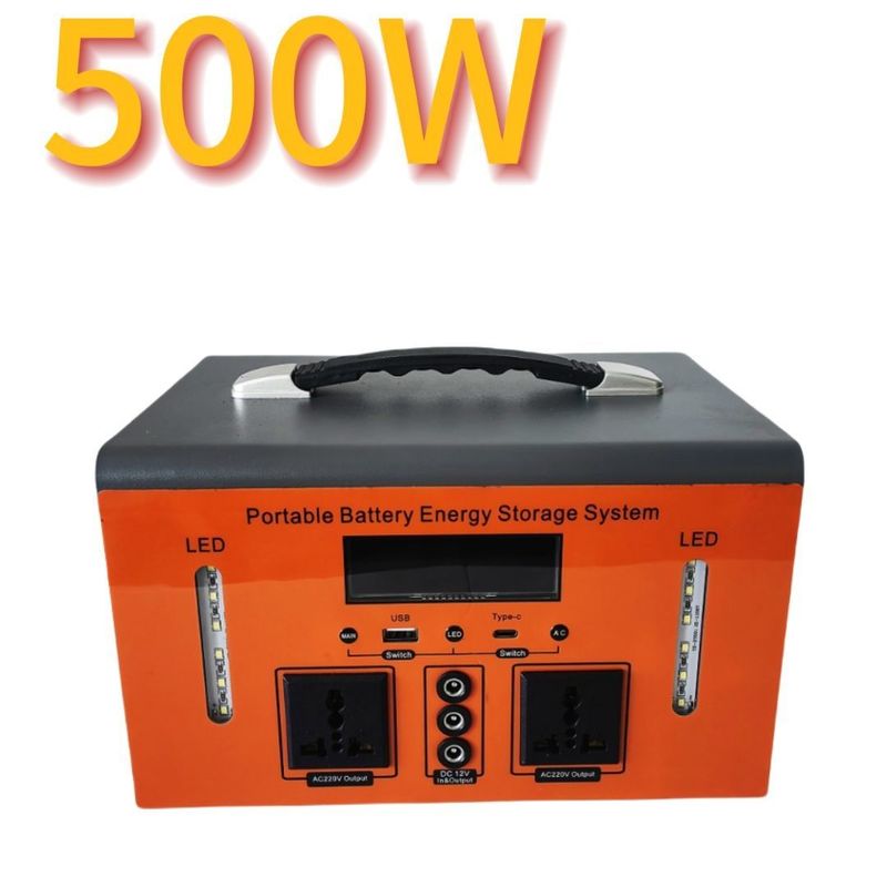 XT500 500W φορητή μπαταρία λιθίου τροφοδοσία ηλεκτρικής ενέργειας για υπαίθρια κατασκήνωση και έκτακτη ανάγκη
