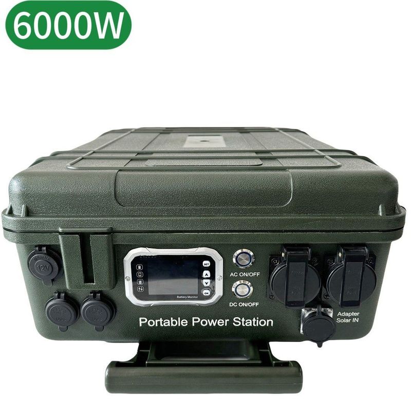 Ακαθάριστη έξοδος κύματος sinus 6000W/5000W7000W Υψηλής ισχύος παροχή ενέργειας έκτακτης ανάγκης για εξωτερικούς χώρους