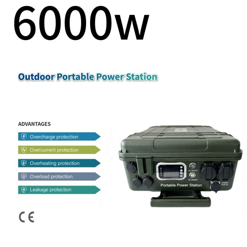 6000W / 110V / 230V γεννήτρια με ηλιακό πάνελ φορτίο για την πηγή ενέργειας έκτακτης ανάγκης σας