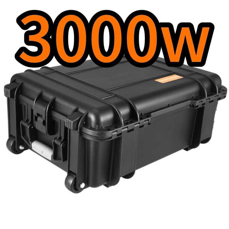 Εξωτερική μπαταρία 3000W/62.5ah Μεταφορτωτό σταθμό ηλεκτρικής ενέργειας με πιστοποίηση CE.Un38.3