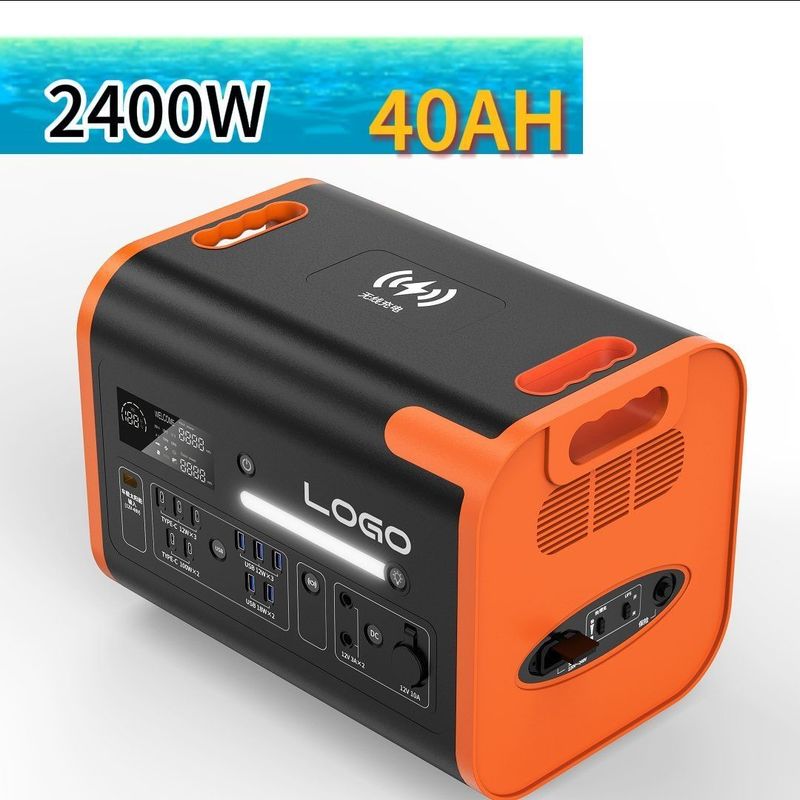 Δελτίο αναβάθμισης 2400W/2048wh για εξωτερικό φορητό σταθμό ηλεκτροπαραγωγής έκτακτης ανάγκης μεγάλης χωρητικότητας
