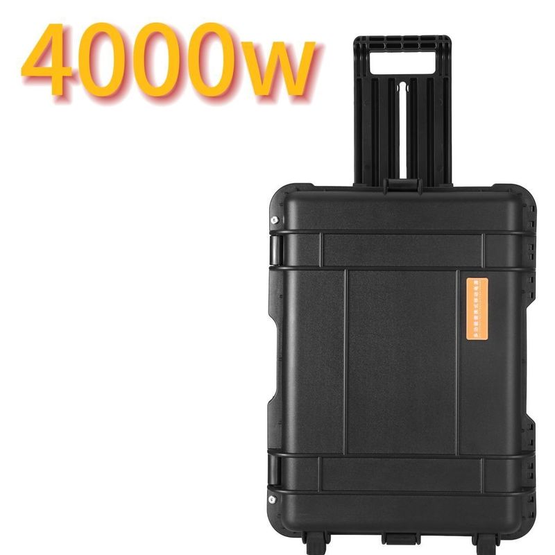 4000W επαναφορτιζόμενο εφεδρικό ενεργειακό ρεύμα για εξωτερικό σπίτι και RV έξοδος πρίζας όλων των τύπων