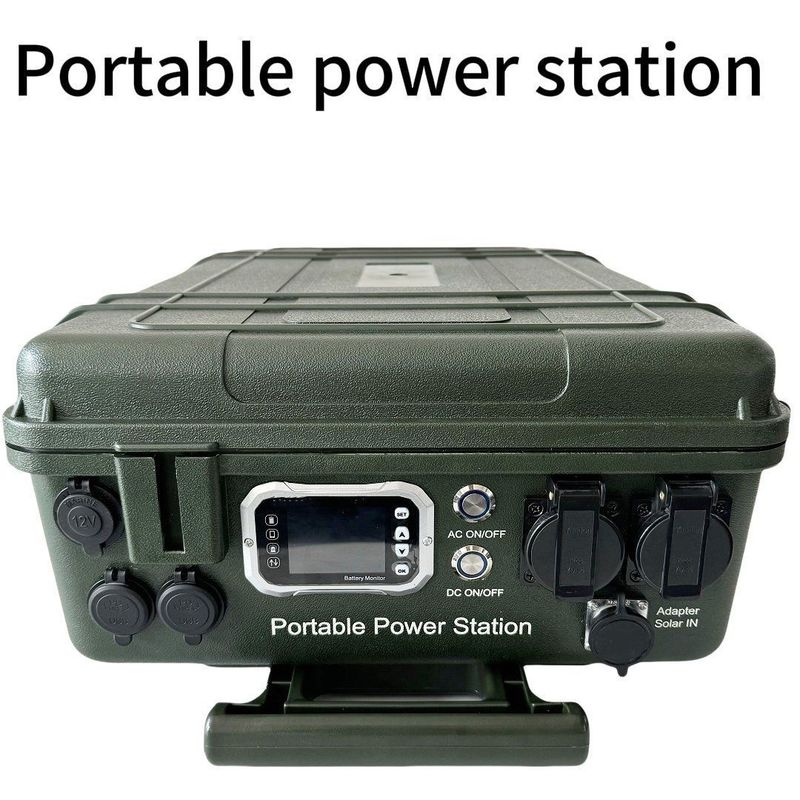 3000W Peak 6000W φορητή γεννήτρια τροφοδοσίας καθαρό κύμα sinus για κατασκηνώσεις έκτακτης ανάγκης