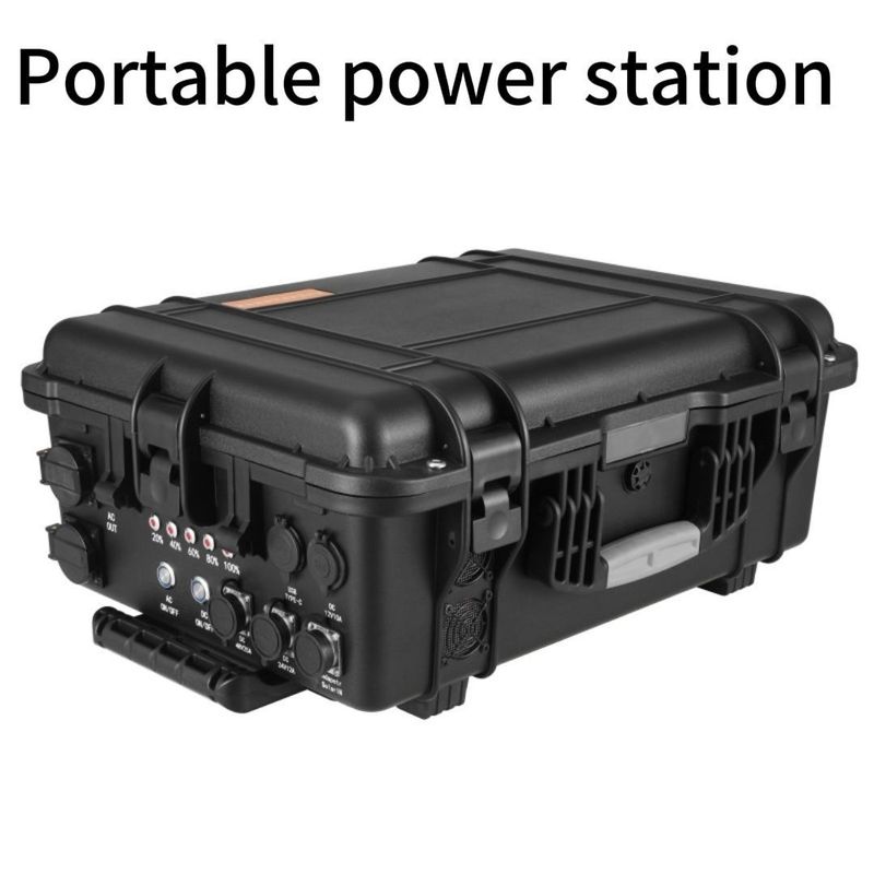 3000W-7000W Οικιακή αποθήκευση ενέργειας Ηλιακό σύστημα εξωτερικού κινητού σταθμού ηλεκτρικής ενέργειας